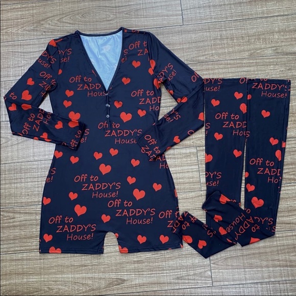 Pajama Onesie with Matching Socks - Picture 1 of 2